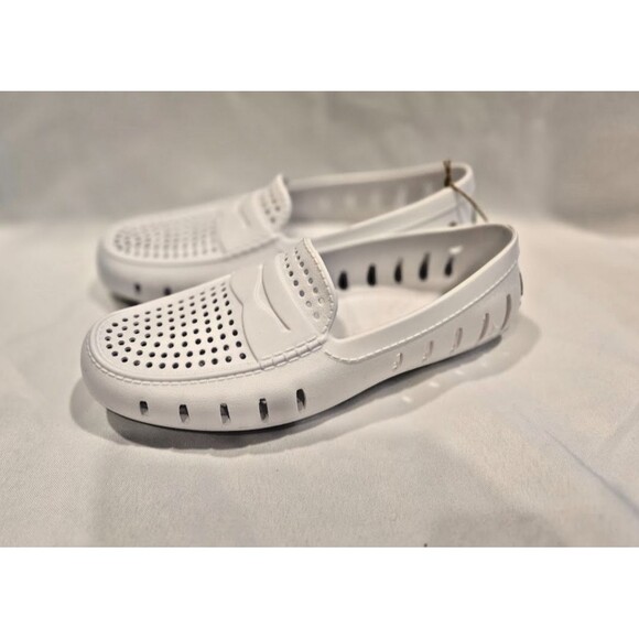 Floafers Country Club Driver Mens Shoes Bright White Harbor Mist Gray Size 8 NEW main image 5